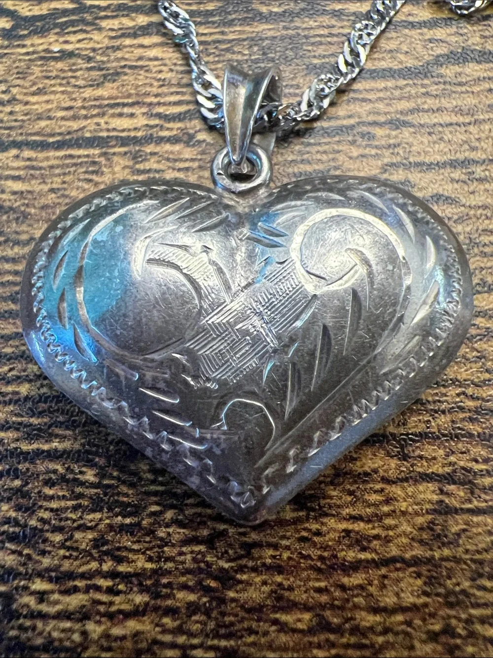 Sterling  Silver Heart Necklace